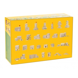 Set constructie arhitectura Vario Massive, 209 piese mari din lemn, Walachia - Img 4
