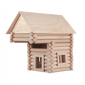 Set constructie arhitectura Vario XL, 184 piese din lemn, Walachia - Img 1