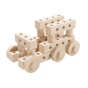 Set gama Construct Mini format din 44 piese, pentru construit masini, animale si alte modele, Walachia - Img 3