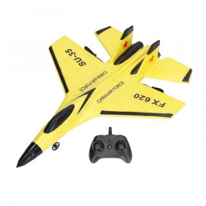 SUKHOI SU-35 repülőgépmodell, teljesen felszerelt, elektronikus stabilizátorral, 2,4 GHz (248 mm) - Img 1