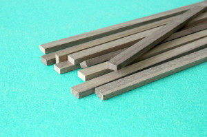 Téglalap alakú diófa téglalap alakú rúd 10 x 10 x 1000 mm