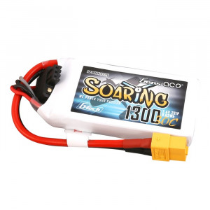 Acumulator LiPo GENS ACE G-Tech Soaring 7.4 V/ 1300 mA/ 30C XT60 - Img 3