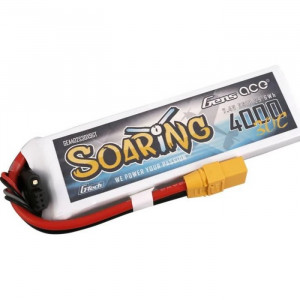 Acumulator LiPo GENS ACE G-Tech Soaring 7.4 V/ 4000 mA/ 30C XT90 - Img 2