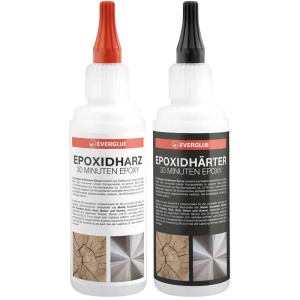 Adeziv bicomponent rasina epoxy Everglue 2K, 30 min, 200 g