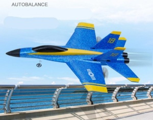 Aeromodel F-18, complet echipat, cu stabilizator electronic, 2.4 GHz (290 mm) - Img 7
