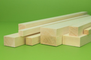 Bloc lemn balsa 40 x 40 x 1000 mm - Img 3