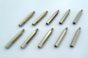 Distantier metalic filet int/ext M3 x 30 mm (10 buc) - Img 2
