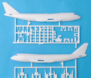 Macheta avion Revell Boeing 747-200 KLM, scara 1:450, KIT - Img 4
