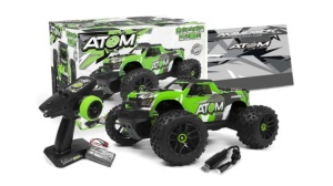 Masina cu radiocomanda Maverick ATOM AT1 Monster Truck, tractiune 4WD, 30km/h, scara 1:18, by HPI RACING, verde - Img 10