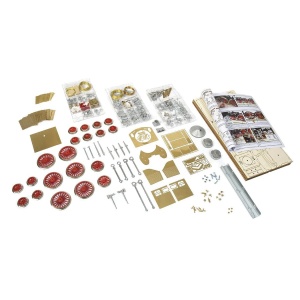 Modellvasúti gőzmozdony OcCre S3/6 BR-18 gőzmozdony S3/6 BR-18 KIT, 1:32 méretarány (G-45), 2342 darab - Img 12