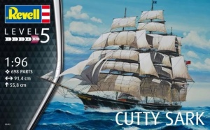 Navomodel macheta Revell CUTTY SARK Kit de construit 1:96 (914 mm) - Img 8