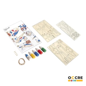 OcCre FALCON repülőgép-összeszerelő készlet gyerekeknek (320 mm) - Img 5
