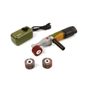 Proxxon 29825, hengeres csiszológép akkumulátorral WAS/A, 1100-2800 rpm, + 1x Acuu, töltő, táska és tartozékok - Img 3