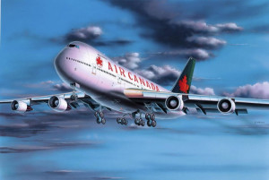 Repülőgép modell Revell BOEING 747-200, 1:390 méretarány, KIT - Img 2