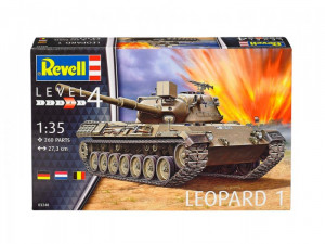 Revell LEOPARD 1 tank modell, 1:35 méretarány, KIT - Img 6