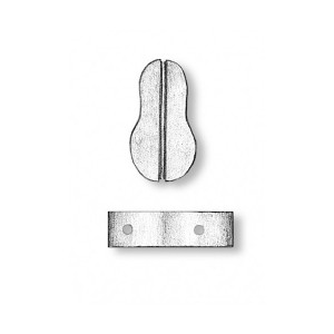 Scripeti simpli, tip vioara din lemn 7 mm (10 pcs) - Img 5