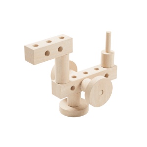 Set gama Construct Mini format din 44 piese, pentru construit masini, animale si alte modele, Walachia - Img 4