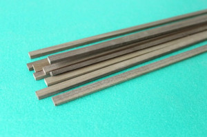 Téglalap alakú diófa téglalap alakú rúd 3 x 6 x 1000 mm - Img 2