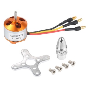 A2208 1100KV (D28 x L26) kefe nélküli külső rotoros elektromotor