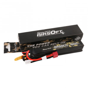 Acumulator AIRSOFT LiPo GENS ACE 11.1 V/ 1500 mA/ 25C DEANS, format din doua batoane - Img 5
