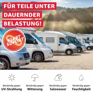 Adeziv Everglue Caravan Glue 1K MS pentru rulota, rezistent UV, gri, 440 g - Img 3