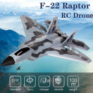 Aeromodel F-22 RAPTOR, complet echipat, cu stabilizator electronic, 2.4 GHz (290 mm) - Img 7