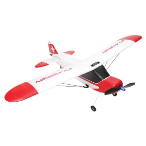 Avion cu telecomanda PIPER J3 CUB RTF, complet echipat, cu stabilizator electronic, motor brushless (520 mm) - Img 3