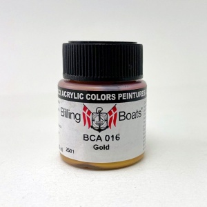 Billing Boats festék makettépítéshez, Gold 22 ml, BCA016