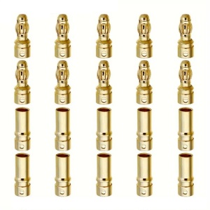 Conectori bullet CT-3.5 auriti (10M + 10T) - Img 1