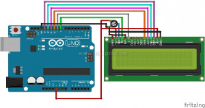 Display LCD 16x2 albastru HD44780 - Img 3