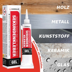 Everglue Super Glue Gel cianoakrilát ragasztó, átlátszó, 20 g - Img 5