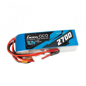 GENS ACE 11.1 V/ 2700 mA/ 5C LiPo akkumulátor csomag - Img 1