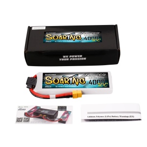 GENS ACE G-Tech Soaring LiPo akkumulátor 7,4 V / 4000 mAh / 30C XT60 - Img 5