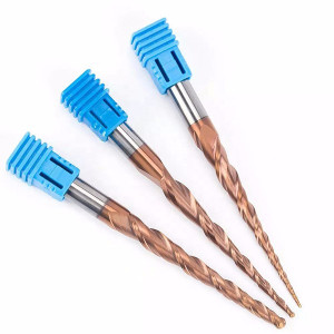 Golyós végű, kúpos süllyesztőbit R2 x 30,5 x D6 x L75 (kúpos golyósorrú) - Img 5