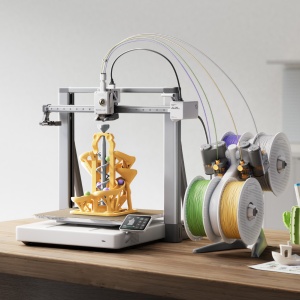 Imprimanta 3D Bambu Lab A2L Combo AMS Lite cu autocalibrare, imprimare multicolor, volum 330 x 320 x 325 mm - Img 11