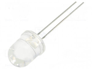 LED alb 8 mm