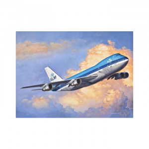 Macheta avion Revell Boeing 747-200 KLM, scara 1:450, KIT - Img 5
