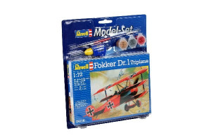 Macheta avion Revell Fokker DR.1 triplan, scara 1:72, KIT - Img 4