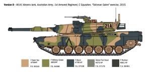 Macheta tanc Italeri M1A1 ABRAMS, scara 1:35, KIT - Img 4