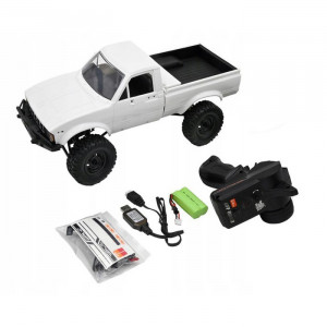 Masina cu radiocomanda WPL C-24, HILUX crawler, Tractiune 4x4, Scara 1:16, Alba - Img 6