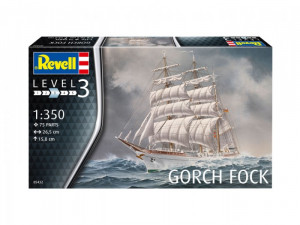 Navomodel macheta Revell GORCH FOCK Kit 1:350 (265 mm) - Img 7