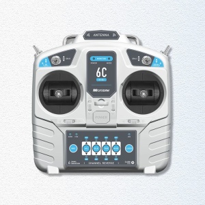 Radiocomanda MICROZONE MC6C mini, 6 canale, cu receptor MC7RE-V2, 2.4GHz - Img 4