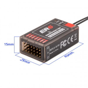 Receptor RadioMaster ER6 2.4GHz PWM ExpressLRS 6 canale - Img 4