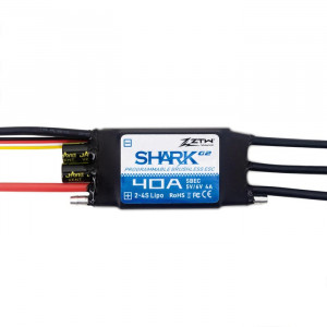 Regulator Brushless ZTW Shark G2 40A racire cu apa pentru navomodele - Img 2