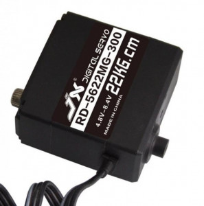Servo STD RD-5622MG Robotic 22 Kg-cm/ 0.18s MG Digital, cursa totala 150°, cu set de accesorii - Img 7