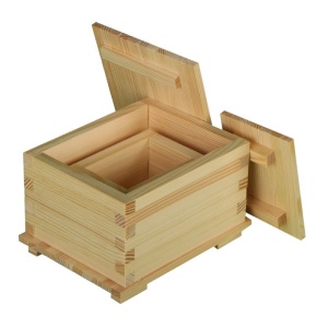 Set de construit Cufere cu capac, 92 piese din lemn, Walachia - Img 1