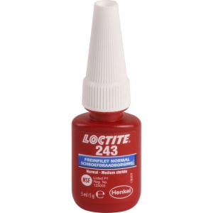 Solutie antivibratii fixare fixare suruburi LOCTITE 243, rezistenta medie 10 ml