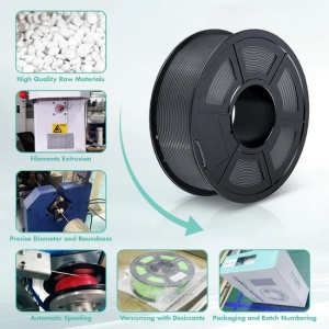 SunLu PLA cseresznye piros filament, 1.75mm, 1kg, 3D nyomtatóhoz - Img 5