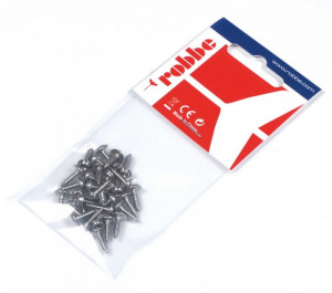 Surub autofiletant otel inoxidabil, cap cruce cu guler, M2x10mm (30 buc) - Img 5