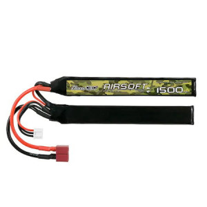 Acumulator AIRSOFT LiPo GENS ACE 11.1 V/ 1500 mA/ 25C DEANS, format din doua batoane - Img 6